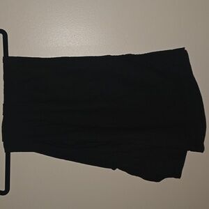 Gap black linen wide leg pants